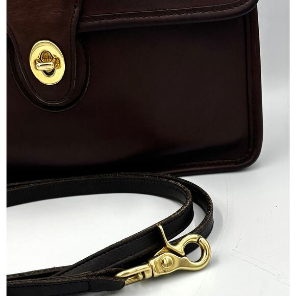 Vintage Coach Willis Bag 9927 | Brown Leather | Rare 90s Legacy Crossbody Purse - Picture 12 of 16